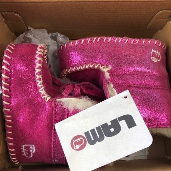 Lamo Baby Moc Pink Glitter Size 3-6 months - Picture 5 of 8